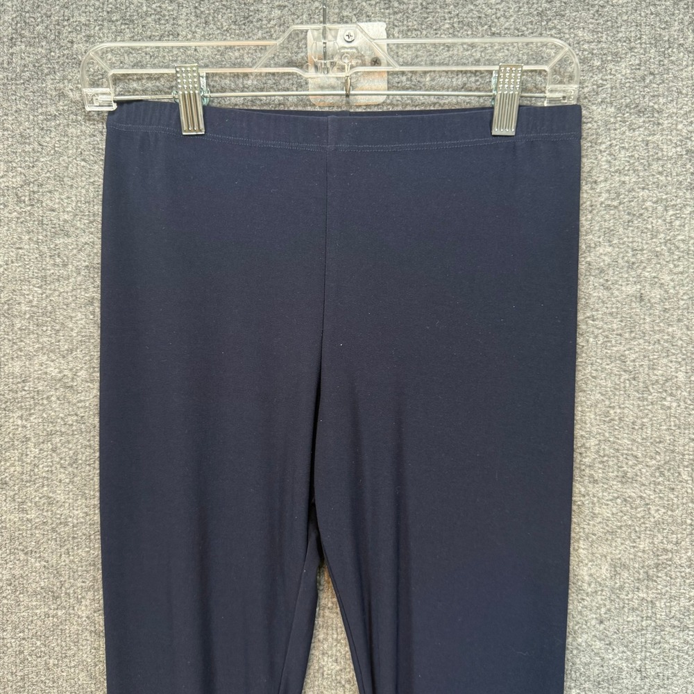 IC By Connie K Leggings Women Small Blue Mesh Ankle Detail Athletic Yoga - Picture 2 of 8